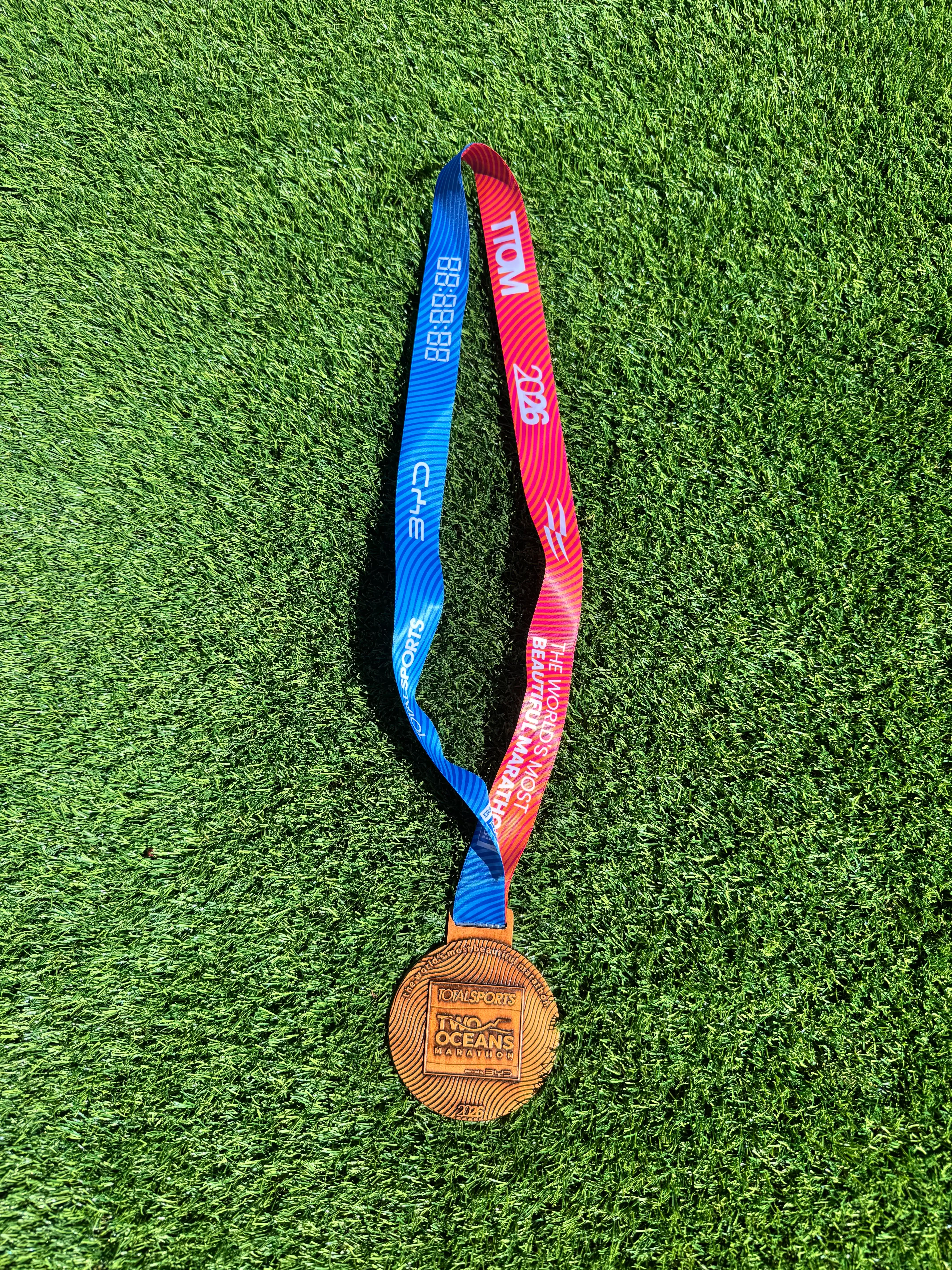Two Oceans Half Marathon 2026 finisher medal