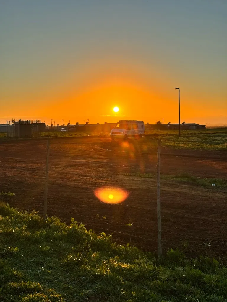 Sunrise on race morning in Darling